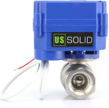 Motorized RVS Kogelafsluiter 1/2 inch 2-Weg 9-24V AC/DC