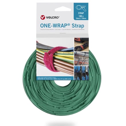VELCRO® VELCRO® One Wrap® Strap 20mm x 150mm, 10 Klittenbandriem Groen 1 stuk(s)