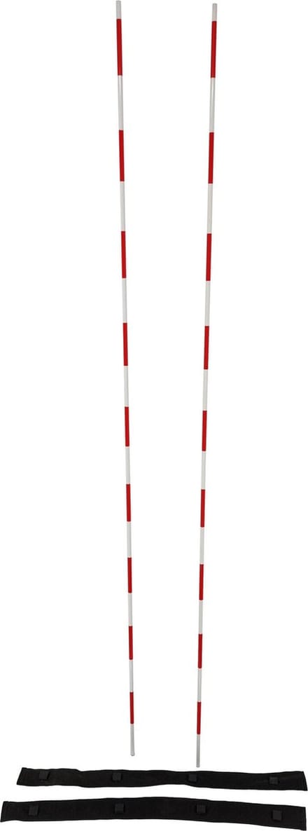 Set van 2 volleybalvizieren met klittenband