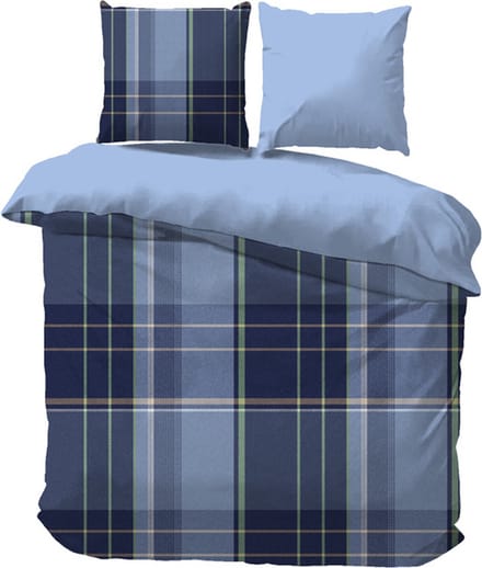 iSleep Dekbedovertrek Mike - Litsjumeaux - 240x200/220 cm - Blauw