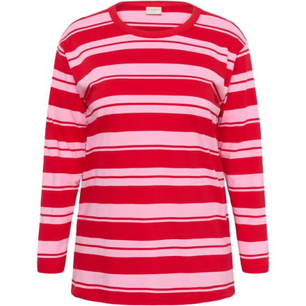 Dames-T-shirt met lange mouwen KAFFE Curve KCWinni