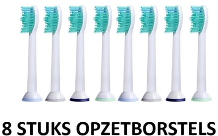 Basics - Universele Opzetborstels - Geschikt voor Philips Sonicare