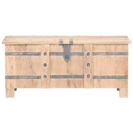 vidaXL - Opbergkist - 90x40x40 - cm - massief - acaciahout
