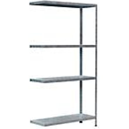 Modulaire rekken, vast te schroeven, 800 x 300 x 1500 mm, gegalvaniseerd