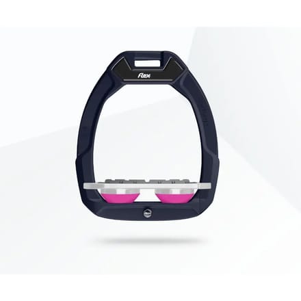 Veiligheidsstijl en paardrijden Plat Grip Rood/Grijs/Roze Flex-On Safe-On