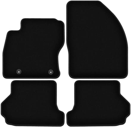 BASIC zwarte veloursmatten voor: Ford Focus MK2 cabrio (2006-2010)