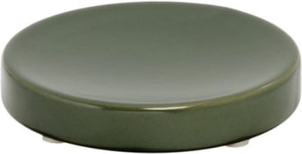 Zeepschaaltje, 11.5 x 11.5 cm, Keramiek, Mos Groen - iDesign | Eco Vanity