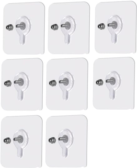 Zelfklevende schroef voor wandmontage, 8-pack