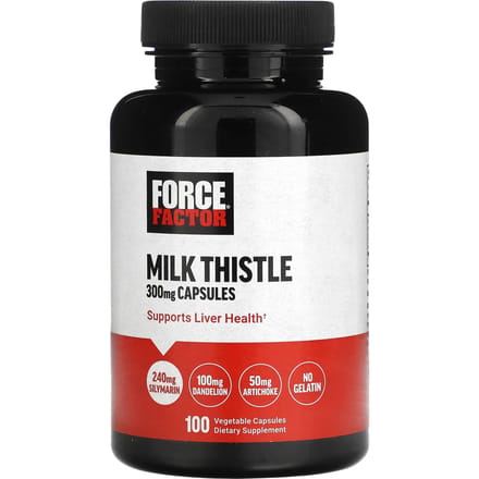 Force Factor, Mariadistel, 300mg, 100 Veggie Capsules
