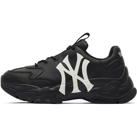 MLB Big Ball Chunky Classic Rétro Amélioré Impression Hauteur Augmentée Basse Top Chaussures de Papa Baskets Unisexes Noir 3ASHC104N-50BKS 38 black