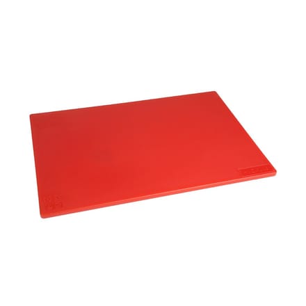 Hygiplas Standaard Snijplank met Lage Dichtheid Rood J255 - Horeca