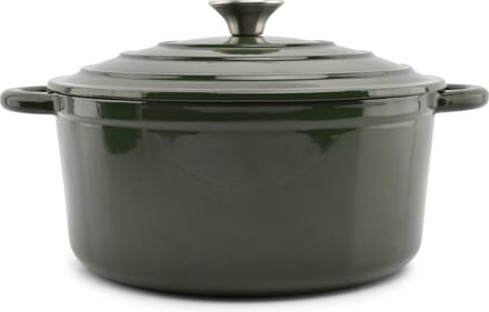 Salt & Pepper Kookpot 26cm gietijzer groen Ferno