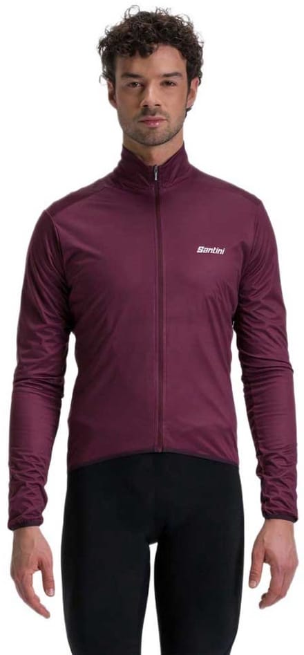 Santini Packable Windbreaker Jas Paars M Man,Vrouw