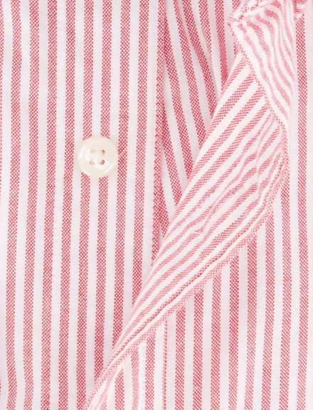 Gant rood/wit gestreept overhemd