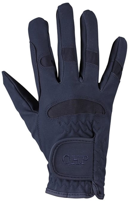 QHP - Handschoen Multi - Navy - Junior 3 - 12 jaar