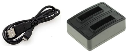 OneOne lader voor camera accu met 1,5m kabel. Oplader adapter past op General Imaging (GE) E840, E840s, G1, G2, G3, G3WP, GB-20