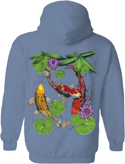 Koi Fish The Coloured House Hoodie S