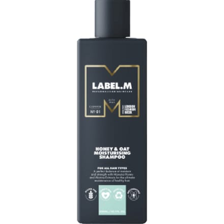 Label.M Honey & Oat Shampoo - 1000 ml- Normale shampoo - Voor Alle haartypes -