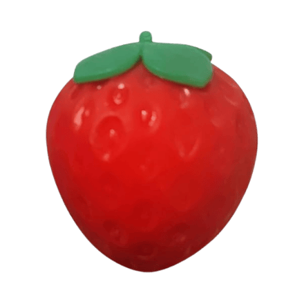 Aardbei Squishy Knijpspeeltje – 6 × 8 cm