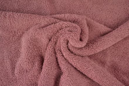 Badstof - Donker oud roze - 10 meter
