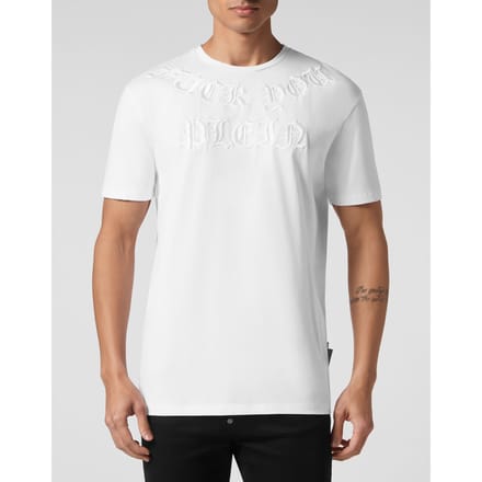 T-Shirt Ronde Hals Gothic Plein