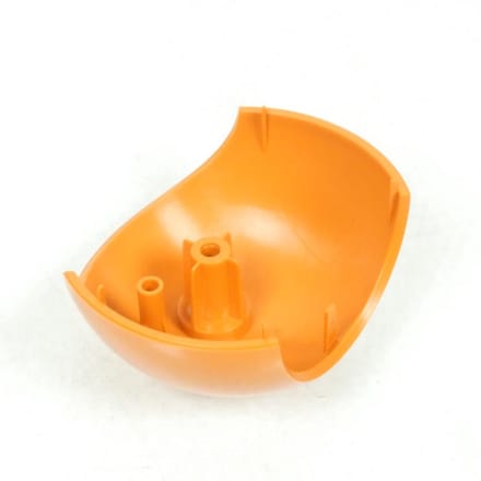 Cache G orange chape amortisseur pour scooter Peugeot 50 Ludix 761491C3 Neuf