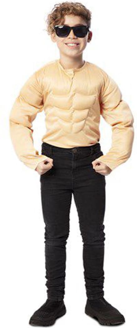 Kindermaat T-shirt sterke man (105-121 cm) - maat M
