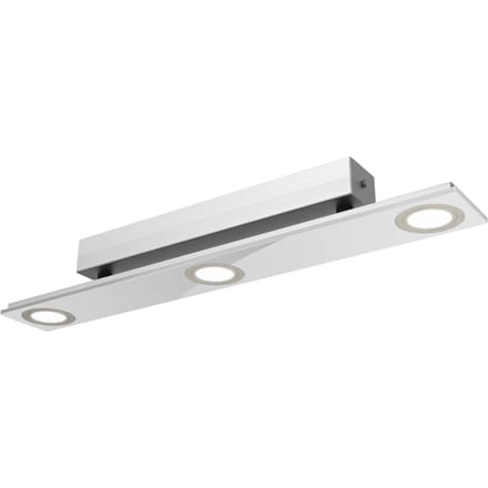 Evotec Pano - 3-lichts LED-plafondlamp in metallic kleur