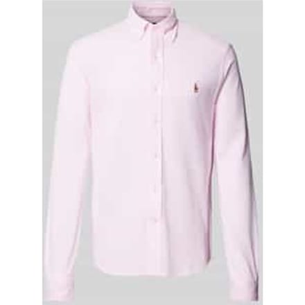 Regular fit vrijetijdsoverhemd met logostitching