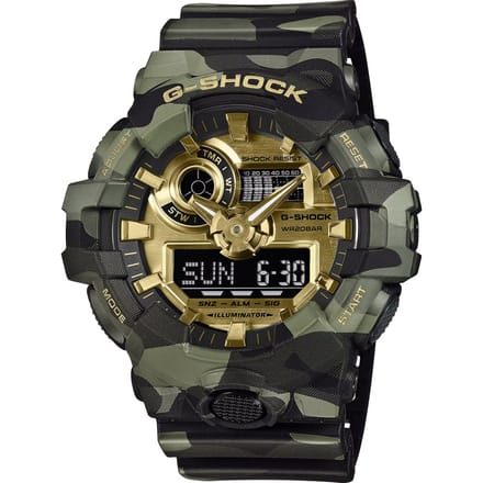 G-Shock Classic Style GA-700CMG-3AER GA-700 Bold Camo Horloge