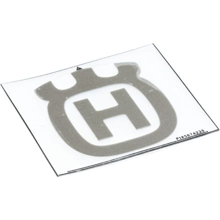 Husqvarna sticker ''h'' aluminium 55mm