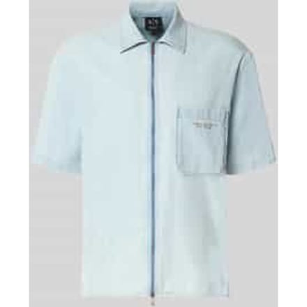 Regular fit jeanshemd van puur katoen model 'CAMICIA'