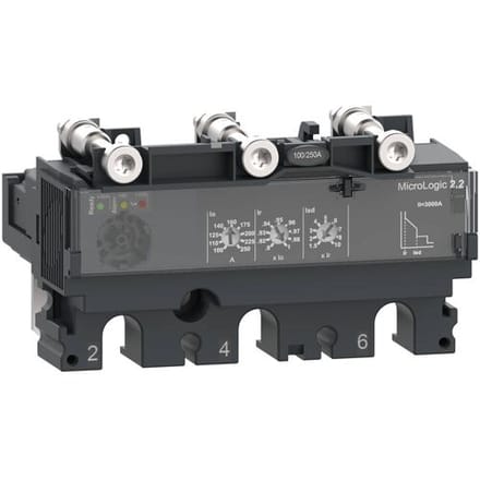 Schneider Electric Current relay MicroLogic 2.2 for ComPacT NSX 250 circuit breakers electronic rated current 250A 3 pole