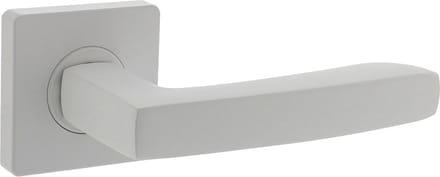 Intersteel Deurkruk Minos op vierkante rozet 55x55x10 mm wit