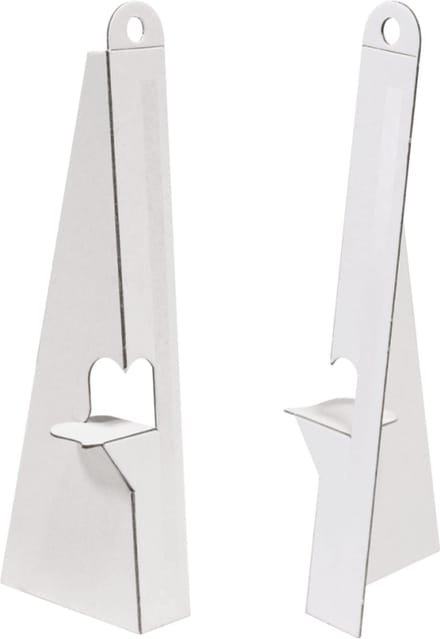 20 cm (A5) Kartonnen Standaard / Ezel - Wit - Zelfklevend