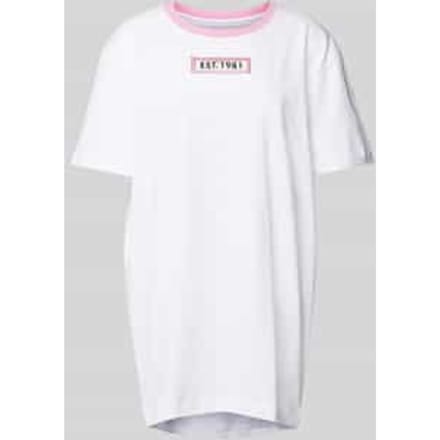 T-shirt met strass-steentjes