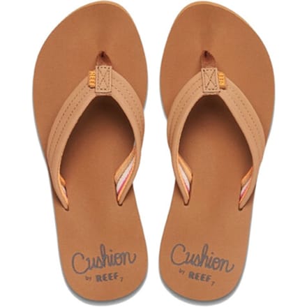 Reef Cushion Breezetan/Smoothie Dames Slippers - Cognac - Maat 38,5