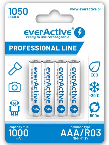everActive Ni-MH R03 AAA 950mAh Professional Line