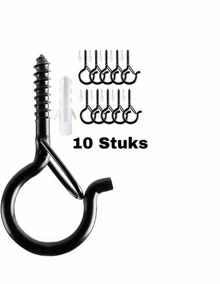 Gordijn haakjes verstelbare plastic inschuif gordijnhaak 7 cm 10 stuks