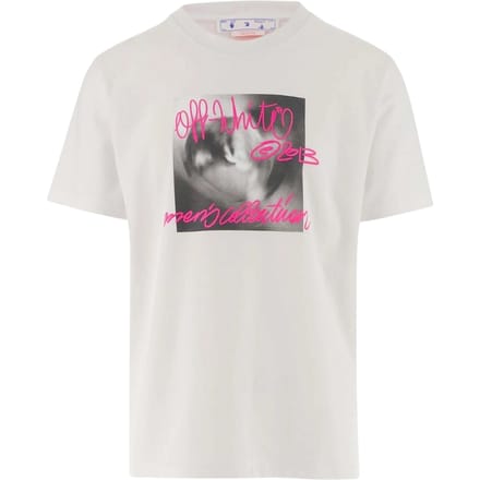 Gebroken wit Tornado-type slim-fit wit T-shirt