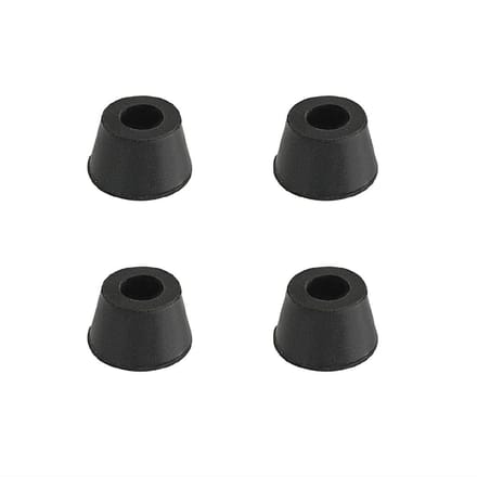 Buffalo Zwarte rubberen voetjes (4 stuks)