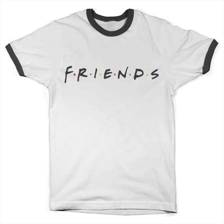 Friends Heren Tshirt -S- Logo Wit