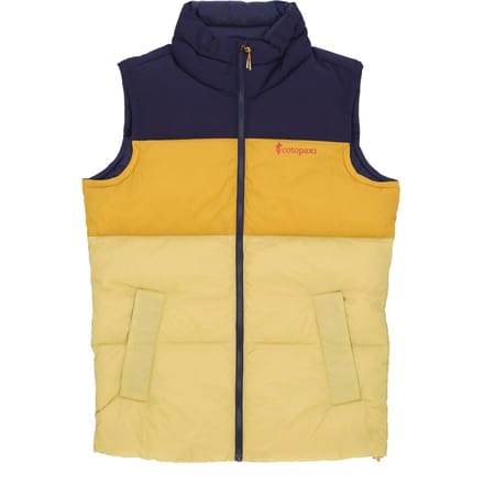 Solazo Down Vest Mouwloos donsjack voor heren Maritiem/amber