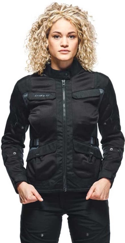 Dainese Desert Lady Tex Jas Zwart Zwart Ebony - Jas