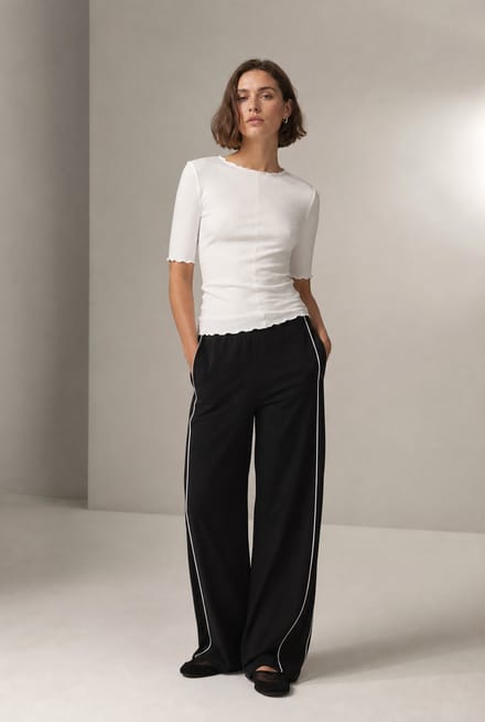 Jordan stretch viscose top | White - White / S