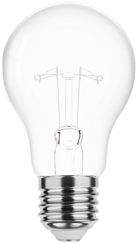 Technik E27 Wolfraam-Gloeilamp Dimbaar 75W - 2700K - Warm Wit - Gloeilamp Globe A55