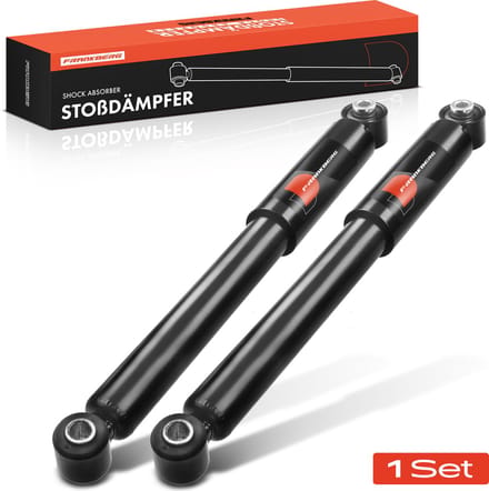 Frankberg 2x Demper Achteras voor Opel Signum Vectra C Caravan CC