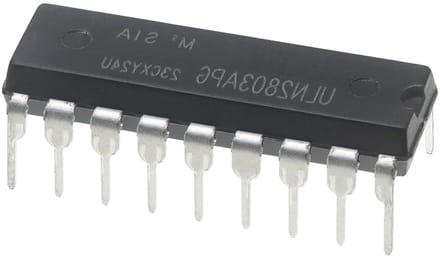 Transistor Array - Darlington Transistors - Elektronische Experimenten - 8-kanaals NPN IC - DIP-18 - null