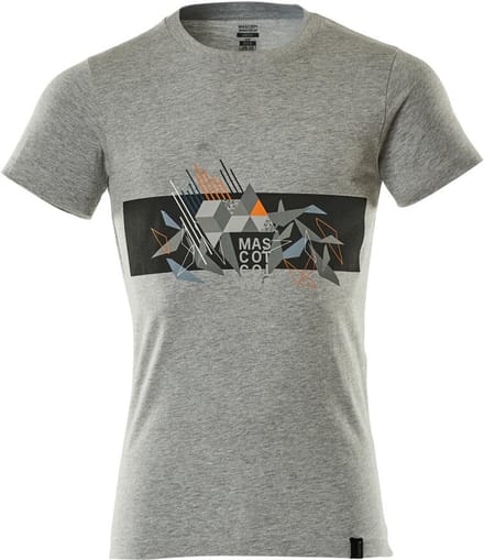 Mascot Accelerate Safe T-shirt 19182-965 - grijs gemeleerd/hi-vis oranje - 2XL