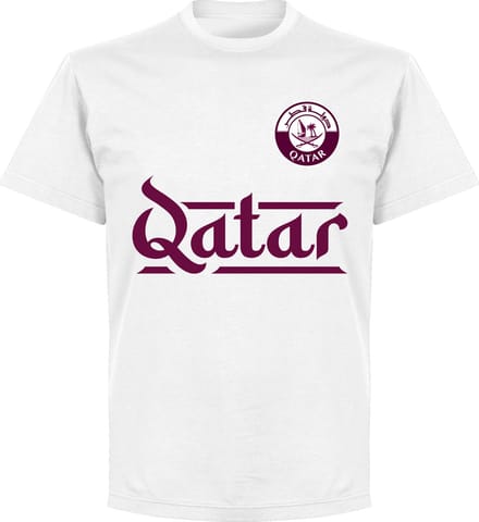 Qatar Team T-Shirt - Wit - L